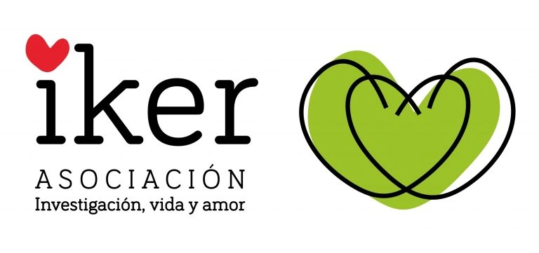 Logotipo oficial de Asociación IKER dedicado a la investigación, la vida y el amor.